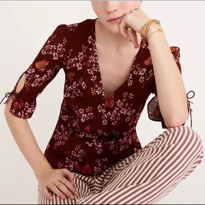Madewell butterfly print top